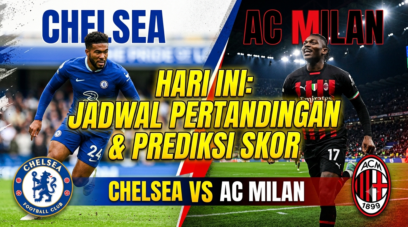 Chelsea vs AC Milan: Jadwal, Prediksi, dan Link Live Streaming
