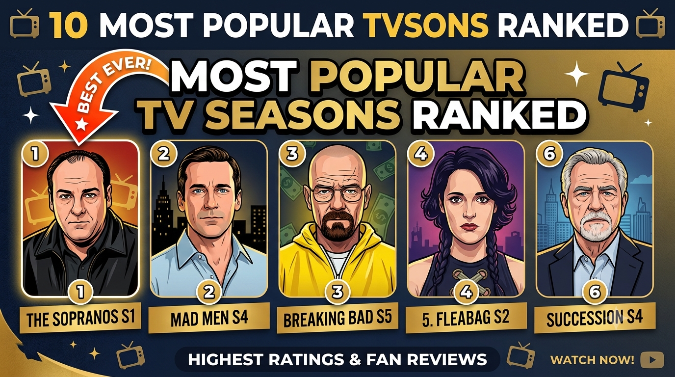 10 Most Popular TV Seasons with the Highest Ratings and Fan Reviews