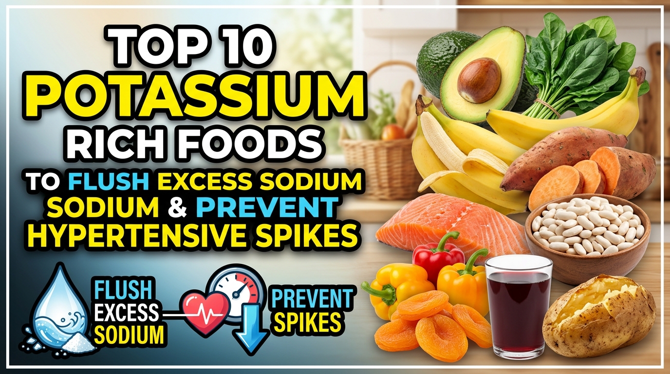 Top 10 Potassium-Rich Foods to Help Balance Sodium and Support Healthy Blood Pressure