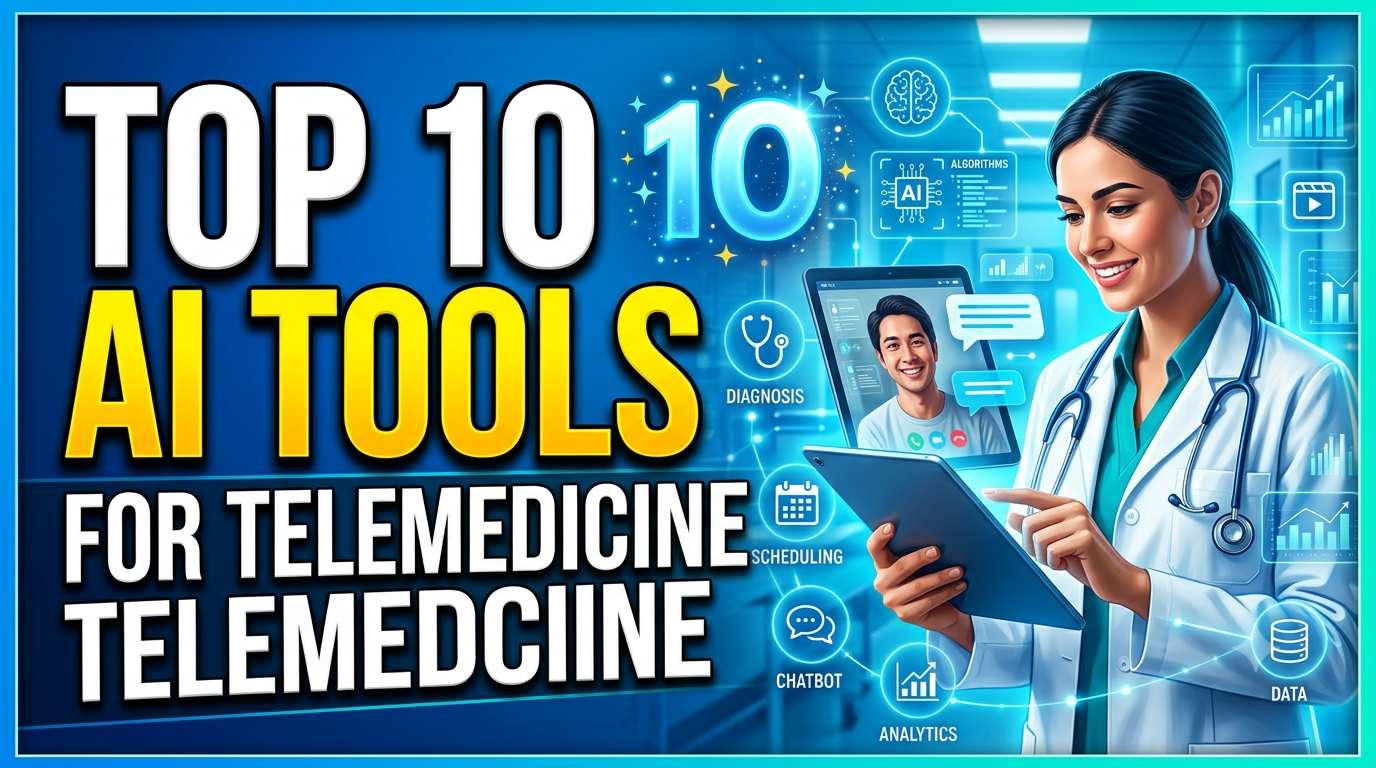 Top 10 AI Tools for Telemedicine
