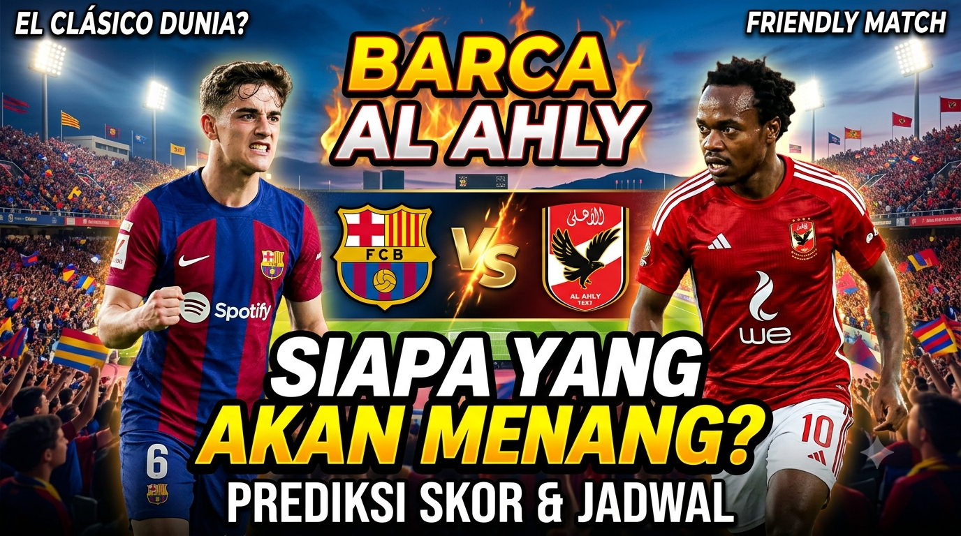 Barca vs Al Ahly: Siapa yang Akan Menang? Simak Prediksi dan Jadwalnya