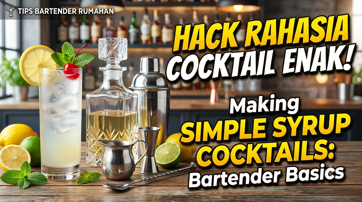 How to Make Simple Syrup Cocktails: Bartender Basics