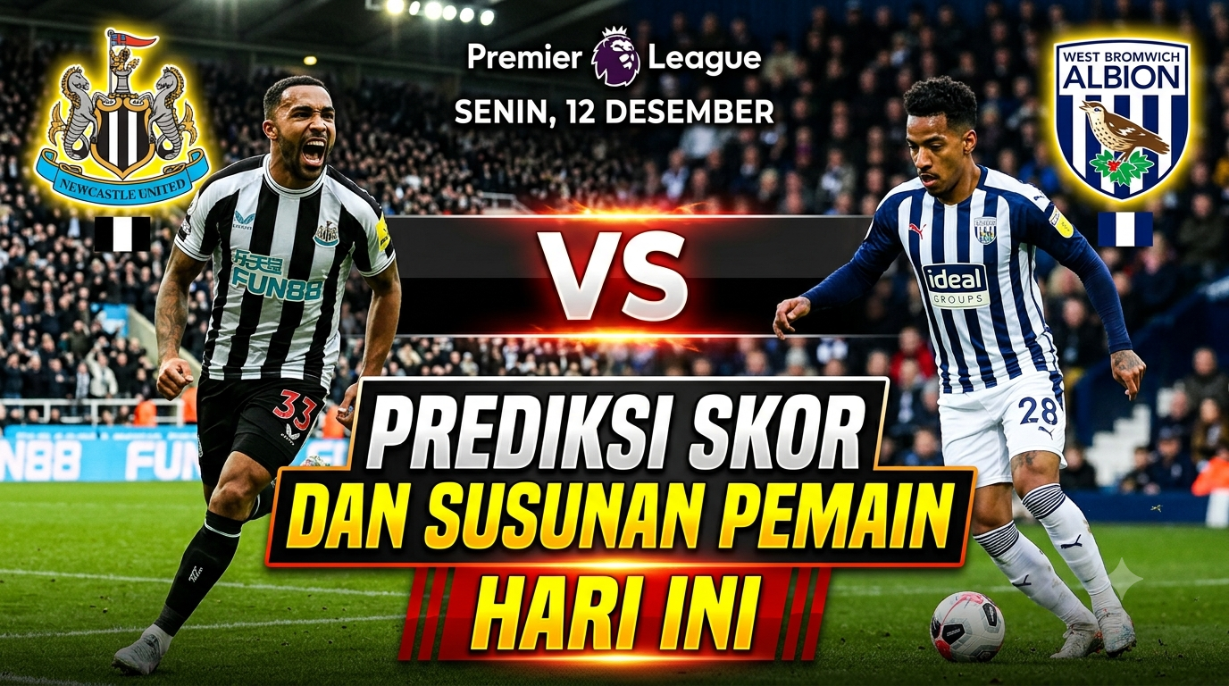 Newcastle vs West Brom Hari Ini: Prediksi Skor dan Susunan Pemain