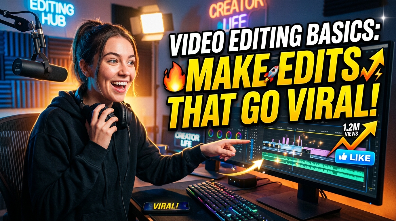 Video Editing Basics: How to Make Edits That Go Viral