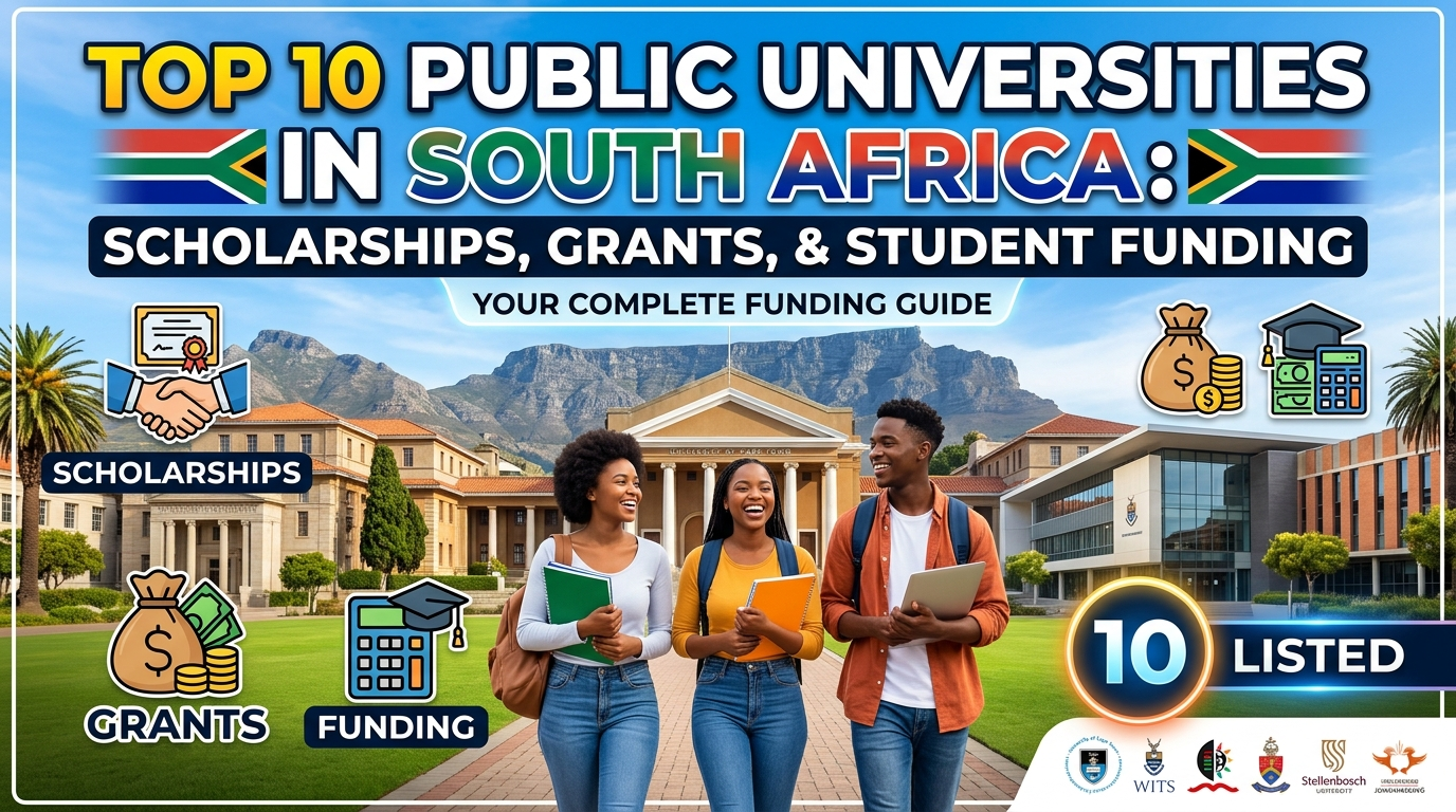Top 10 Public Universities in South Africa: Scholarships, Grants, and Student Funding