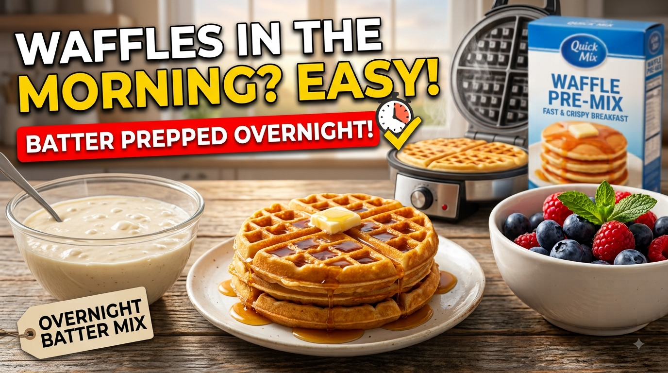 How to Make Waffle Batter Ahead of Time for Fast Breakfasts