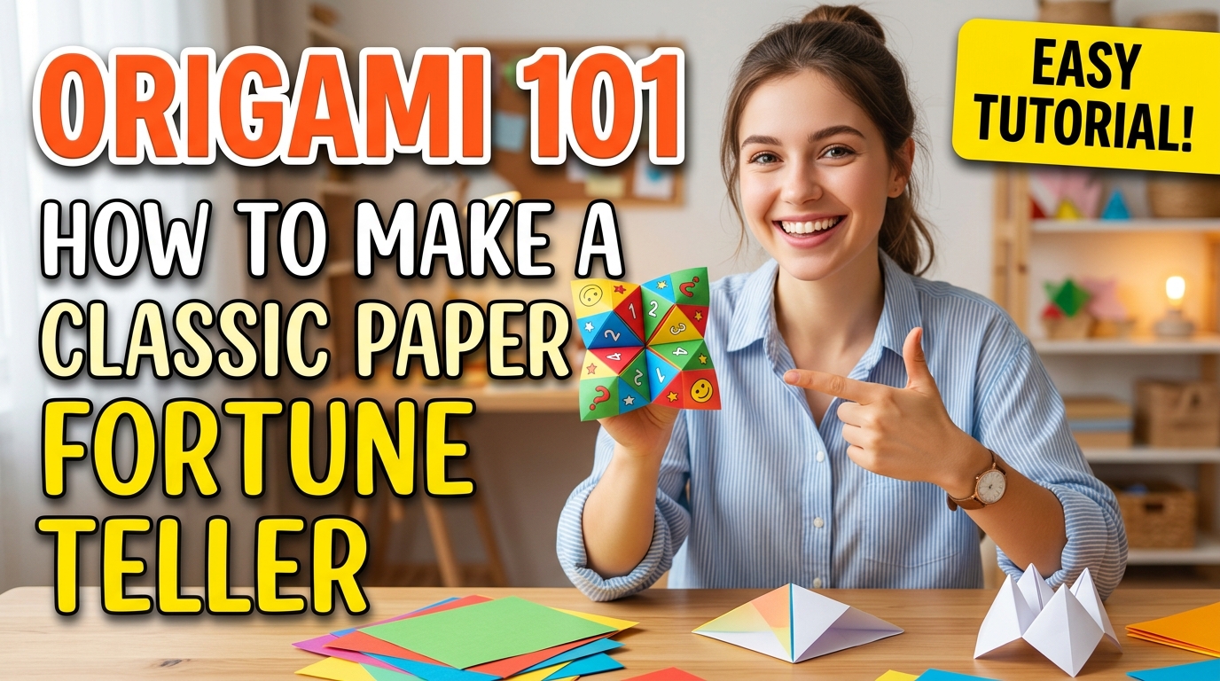 Origami 101: How to Make a Classic Paper Fortune Teller