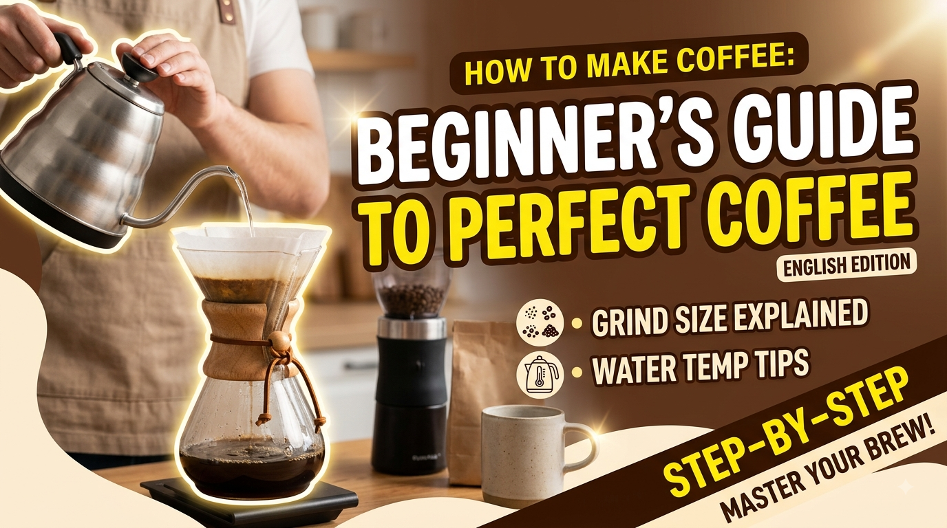 How to Make Coffee: Beginner’s Guide to Grind Size and Water Temp