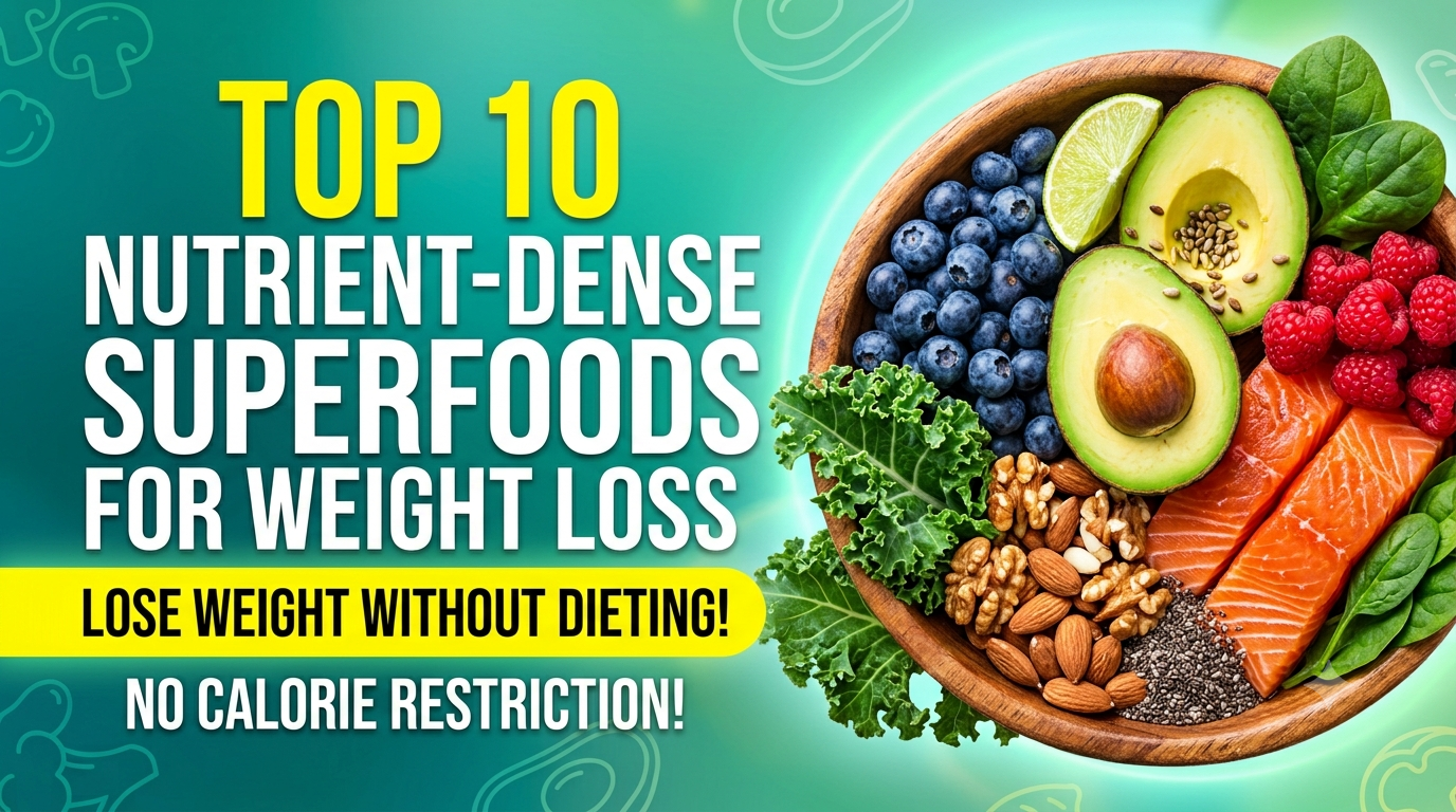 Top 10 Nutrient-Dense Superfoods for Weight Loss Without Calorie Restriction