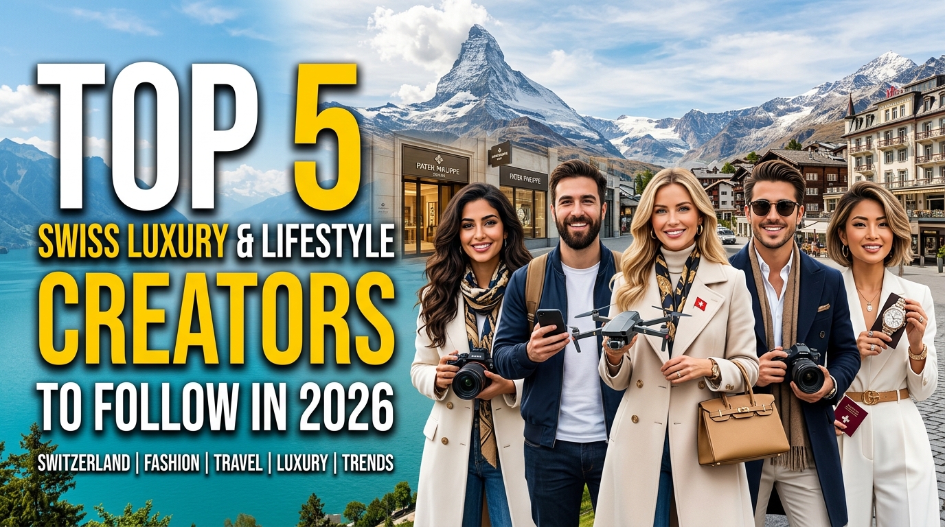 Top 5 Swiss Luxury & Lifestyle Creators to Follow in 2026