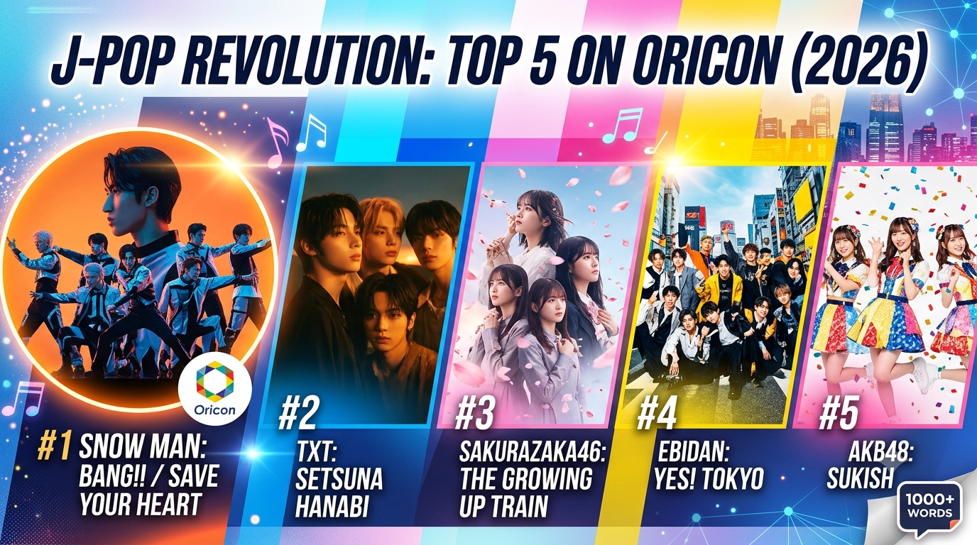 J-Pop Revolution: Top 5 Songs Ruling Japan's Oricon Charts in 2026