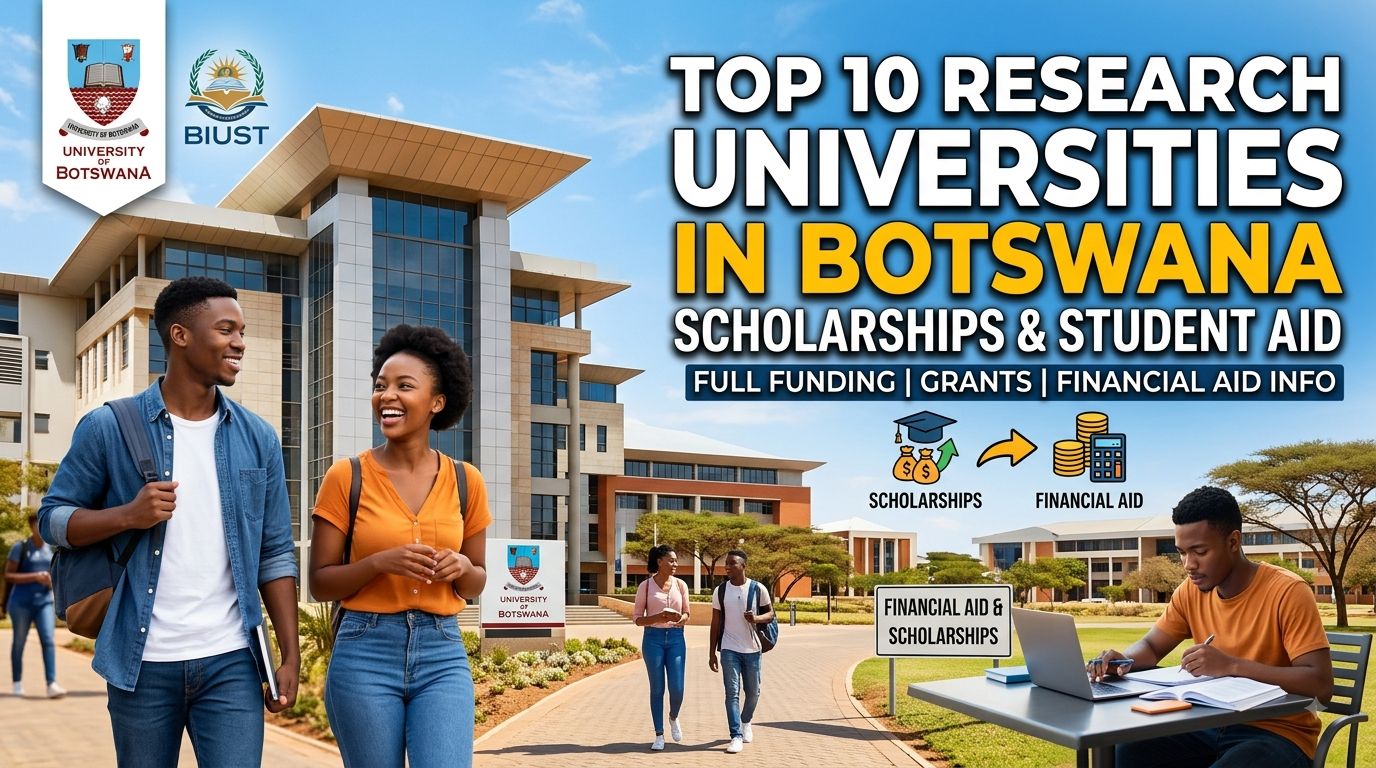 Top 10 Research Universities in Botswana: Scholarships and Student Financial Aid