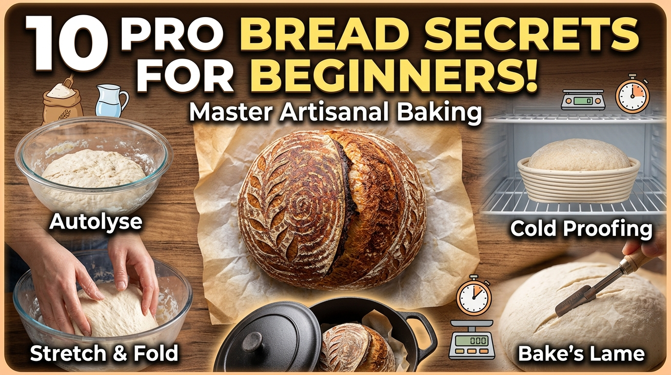 Top 10 Artisanal Bread Baking Techniques for Beginners