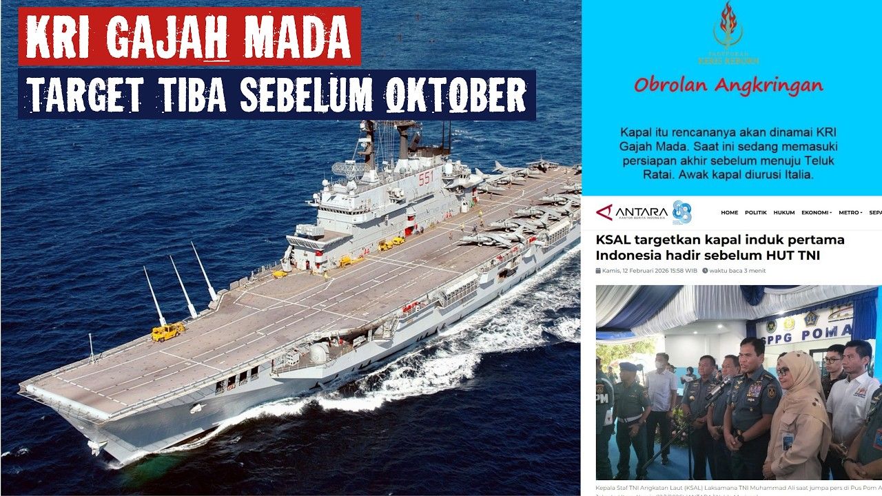Babak Baru Maritim Indonesia: KRI Gajah Mada Segera Tiba, Siap Geser Dominasi ASEAN