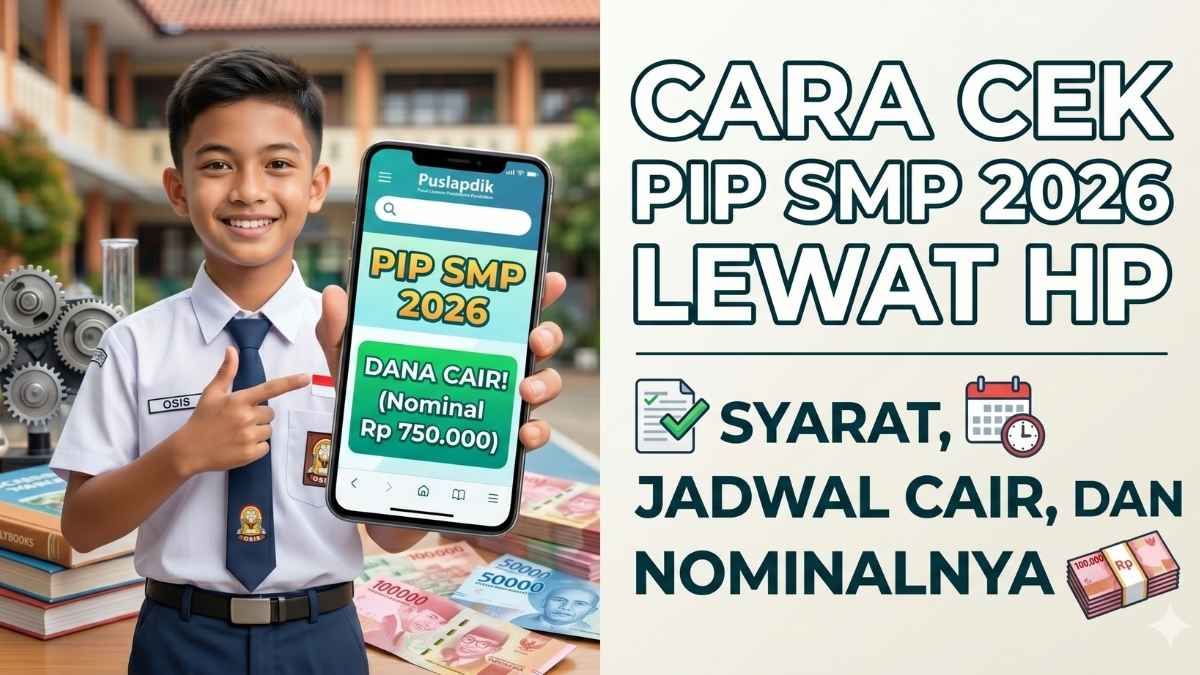 Bantuan Pendidikan Cair! Simak Cara Cek PIP Siswa SMP Agustus 2026 Lewat HP dengan Mudah