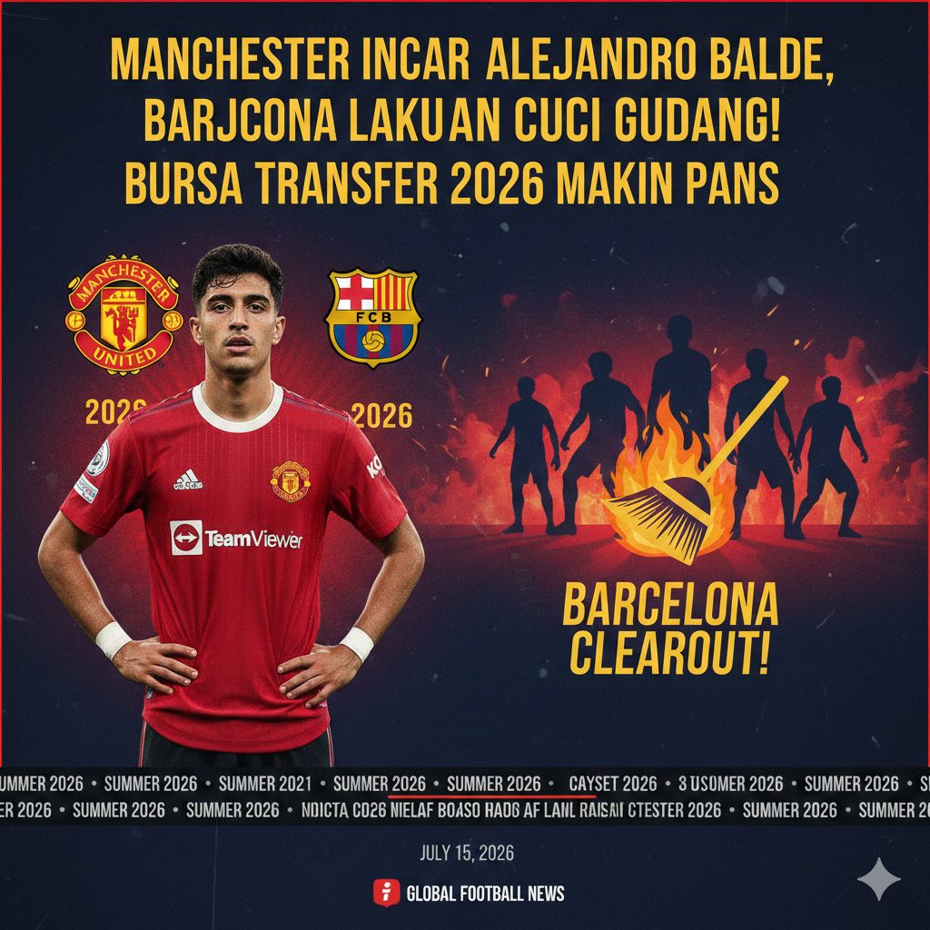 Barcelona Tolak Keinginan Manchester United Pinjam Balde di Bursa Transfer