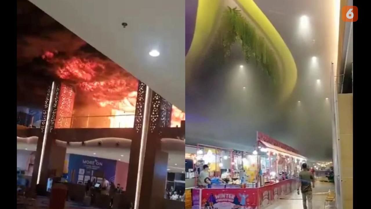 Detik-Detik Kebakaran Hebat di Mall Nipah Makassar: Diduga Akibat Korsleting Neon Box