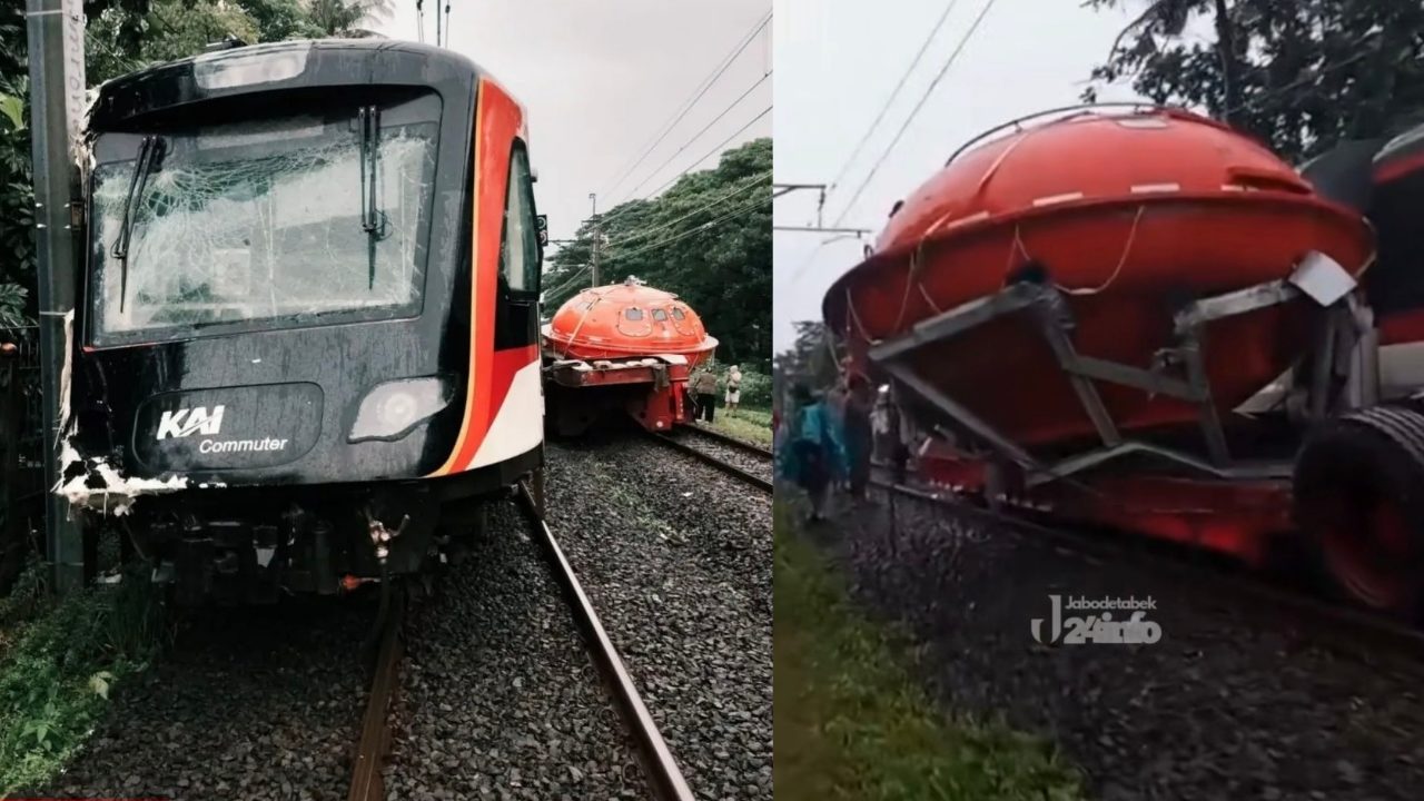 Dua Jalur KRL Lumpuh Pagi Ini: Insiden Tertemper Orang dan Motor Picu Kekacauan Massal