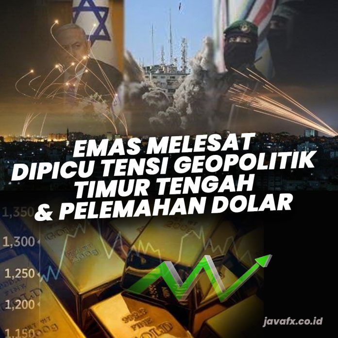 Emas Siap Melompat Tinggi! Ketegangan Geopolitik Timur Tengah dan Sanksi AS Jadi Pemicu Utama