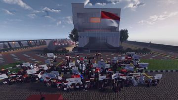Inovasi Digital: Mahasiswa Binus Manfaatkan Roblox untuk Upacara Bendera HUT RI ke-81