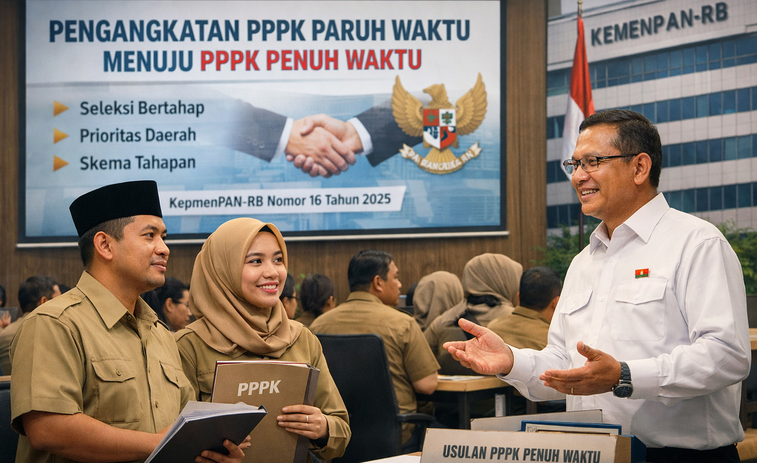 Kabar Gembira! Guru PPPK Bakal Jadi Pegawai Pusat dan Ada Peluang Guru PPPK Jadi PNS pada 2027