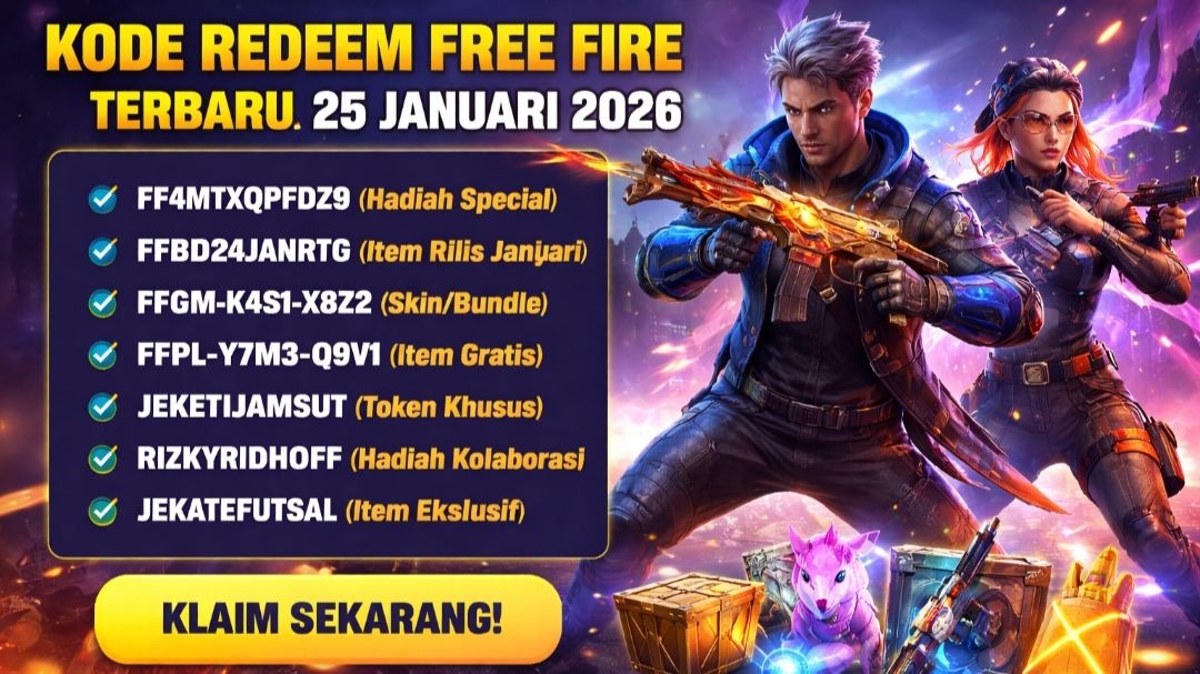 Kabar Gembira! Klaim Kode Redeem Free Fire Terbaru untuk Skin Eksklusif dan Evolution Stone Gratis