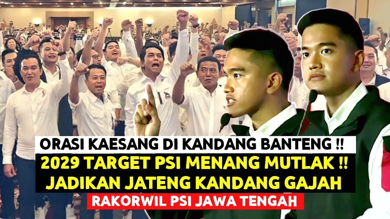 Kaesang Siap Tempur di 'Kandang Banteng' 2029, Ganjar dan Puan Beri Lampu Hijau