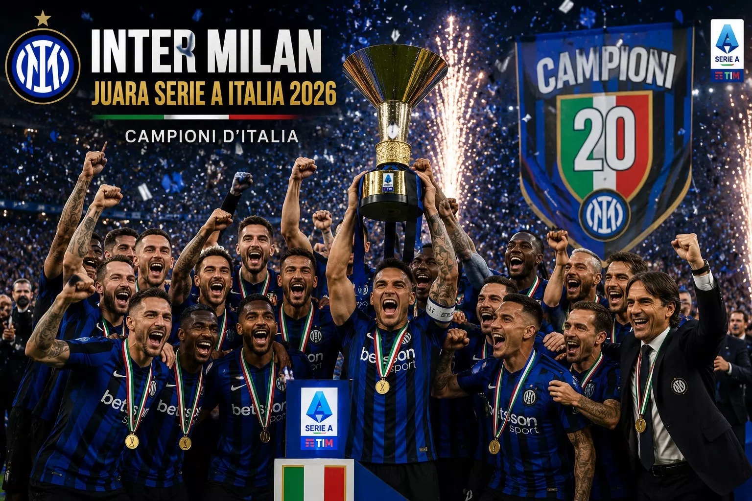 Mentalitas Juara: Bagaimana Inter Milan Membungkam Kritik Melalui Solidaritas Tim
