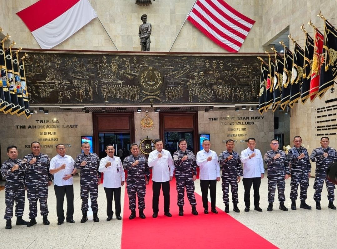 Pertemuan Strategis di Mabes AL: Menko Polkam dan Jenderal Bintang 4 Bahas Keamanan Nasional dan Ancaman Siber Masa Depan