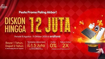 Rayakan 30 Tahun Erajaya, Festival Belanja erafone 2026 Hadirkan Promo Fantastis