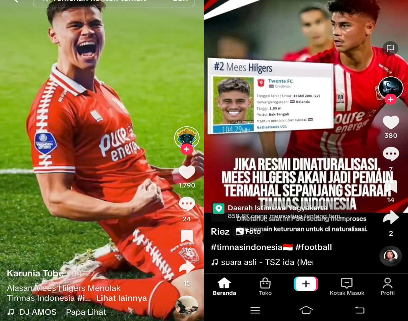 Resmi! Mees Hilgers Gabung SC Heerenveen, Babak Baru Bek Timnas Indonesia di Eredivisie