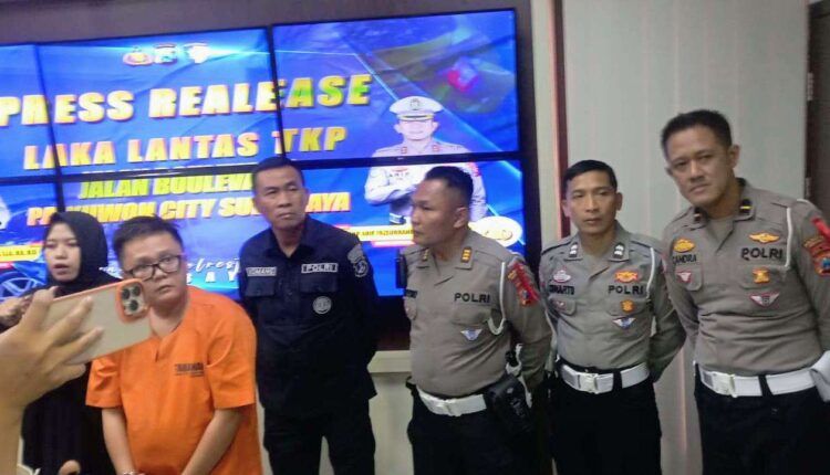 Tragedi Maut di Surabaya: Pengemudi Outlander Mabuk Ditetapkan Jadi Tersangka Usai Tabrak Pekerja Hingga Tewas