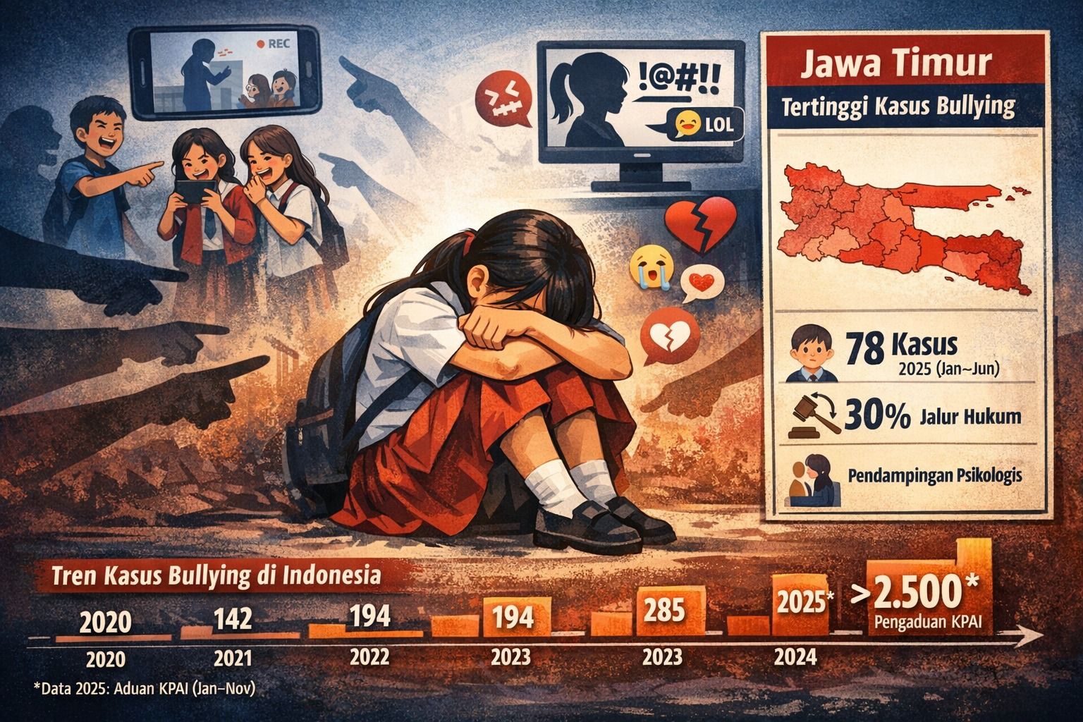 Tragedi Pembakaran Kantor Diskominfo Kukar: Berawal dari Bullying Digital, Berakhir di Jeruji Besi