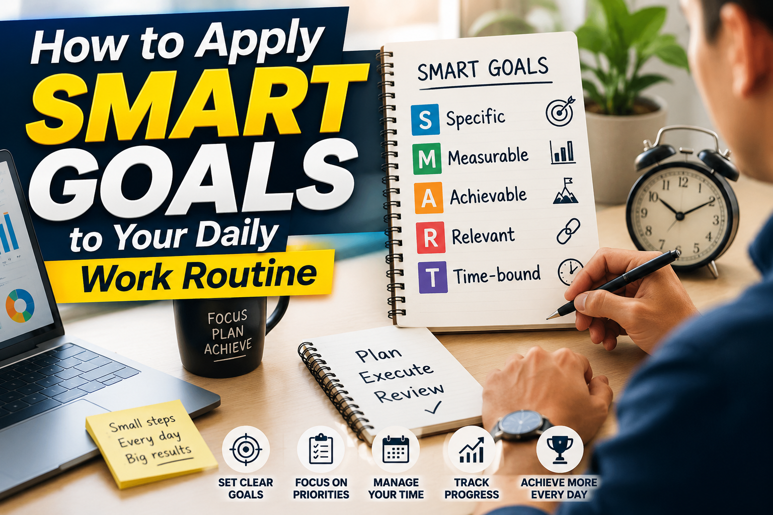 How to Apply SMART Goals to Your Daily Work Routine