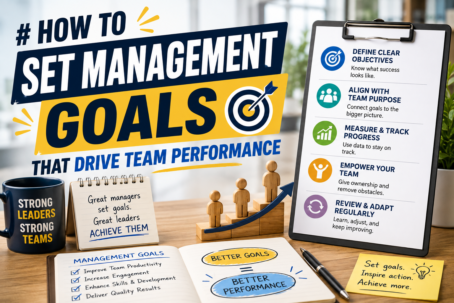 How to Set Management Goals That Drive Team Performance