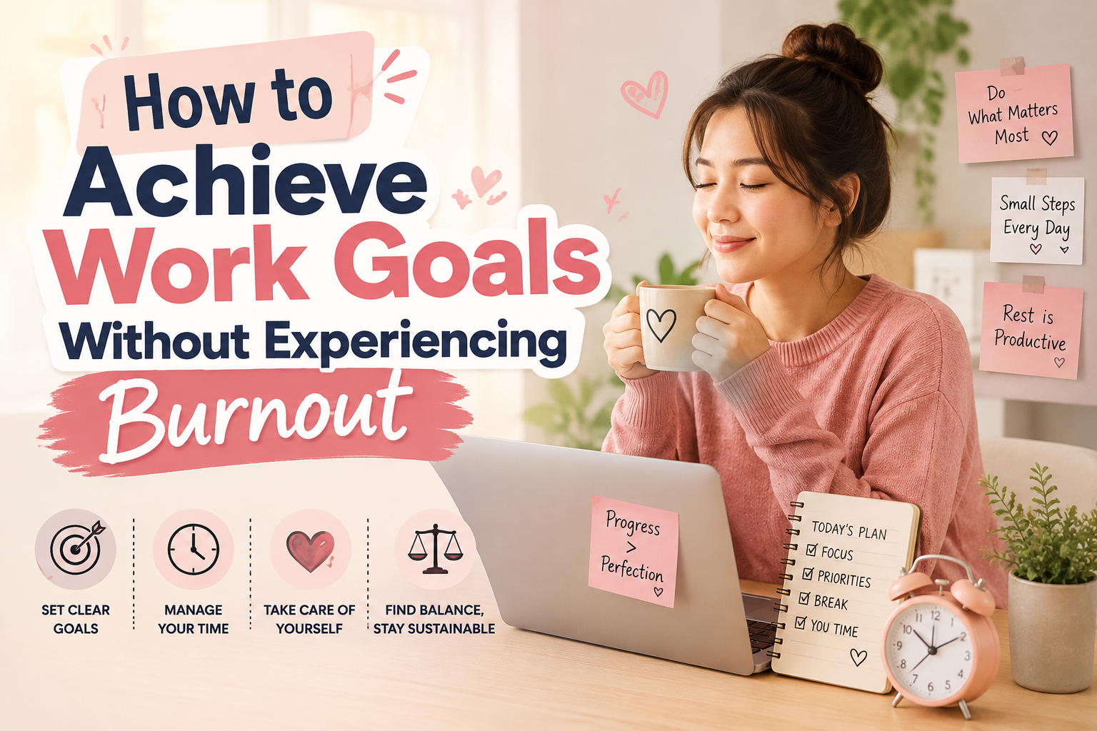 How to Achieve Work Goals Without Experiencing Burnout