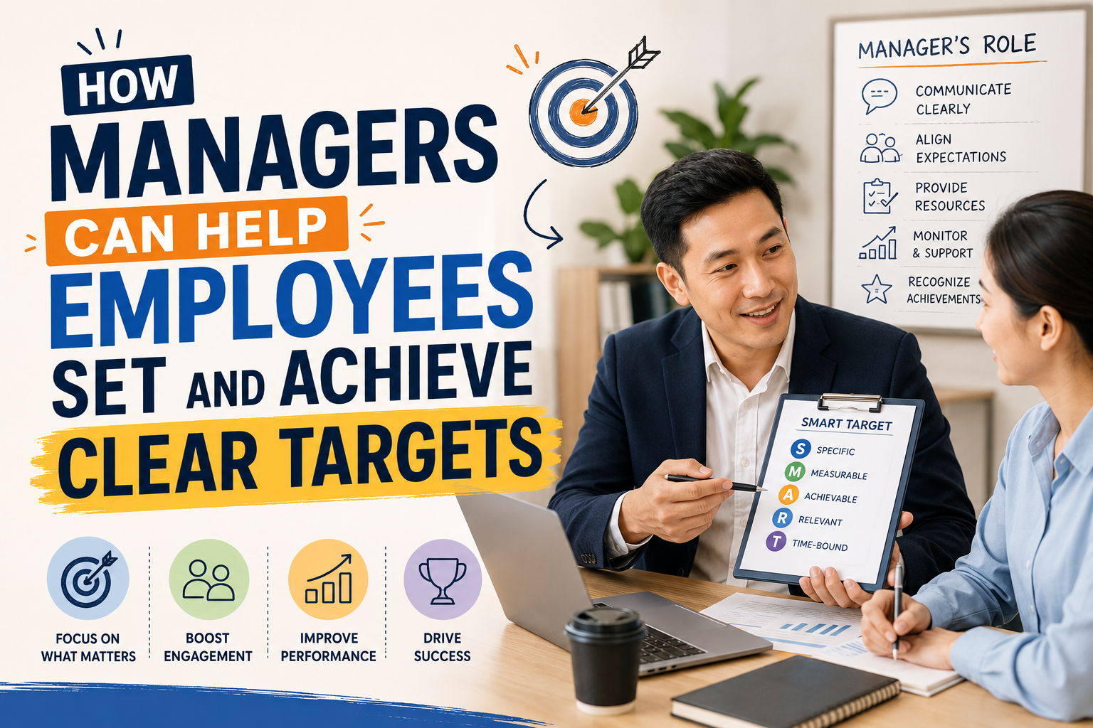 How Managers Can Help Employees Set and Achieve Clear Targets