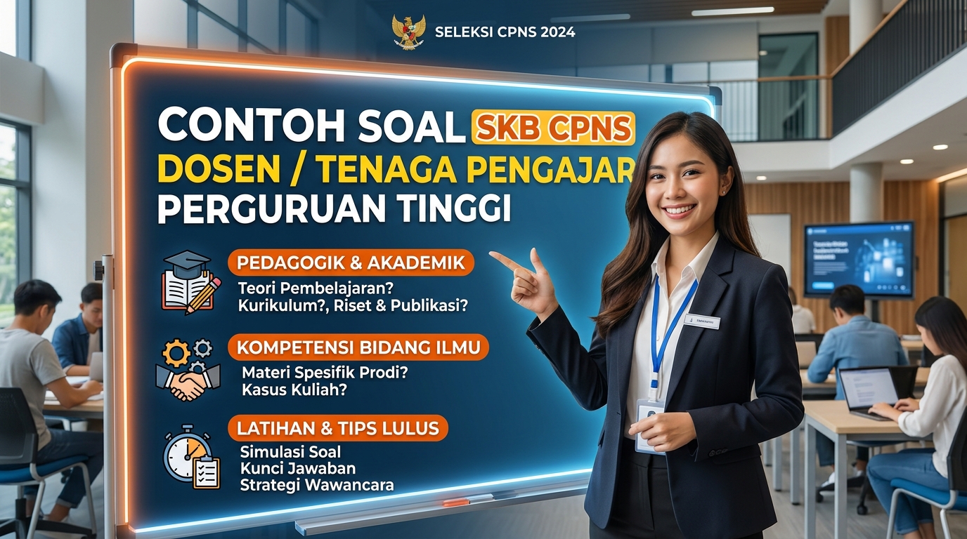 Contoh Soal SKB CPNS Dosen / Tenaga Pengajar Perguruan Tinggi