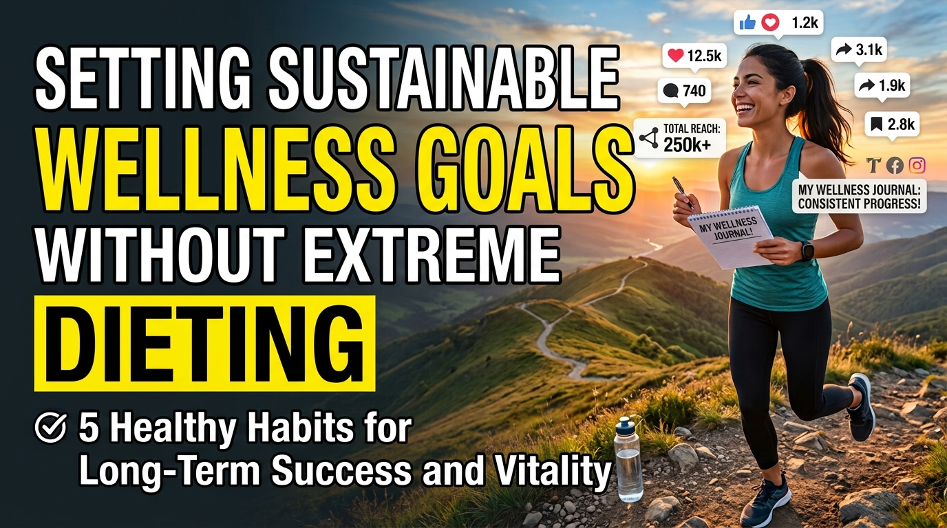 Setting Sustainable Wellness Goals Without Extreme Dieting