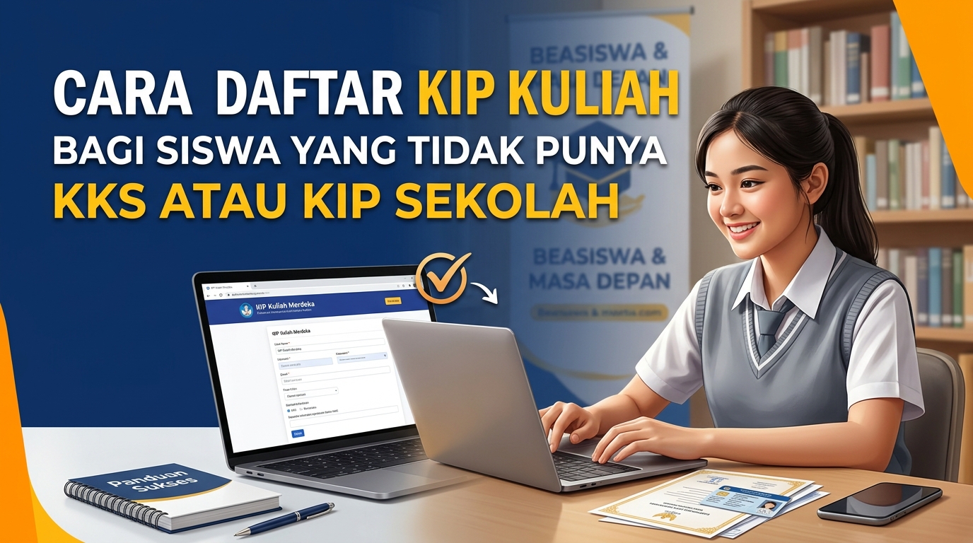 Cara Daftar KIP Kuliah bagi Siswa yang Tidak Punya KKS atau KIP Sekolah