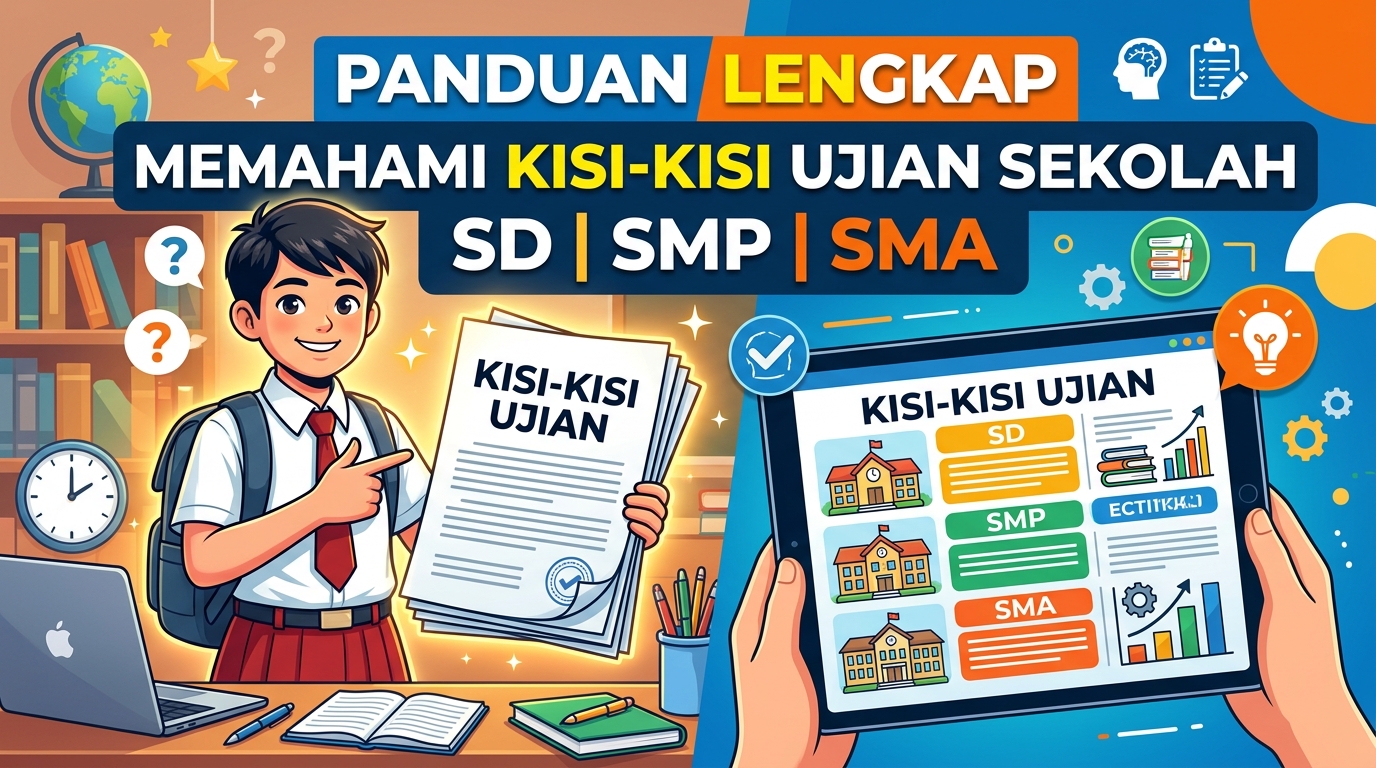 Panduan Lengkap Memahami Kisi-Kisi Ujian Sekolah SD SMP SMA