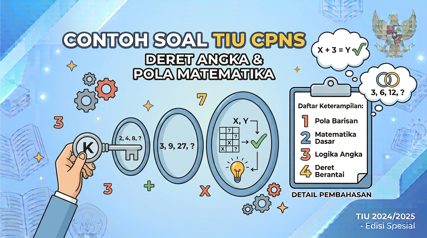 Contoh Soal TIU CPNS Deret Angka dan Pola Matematika