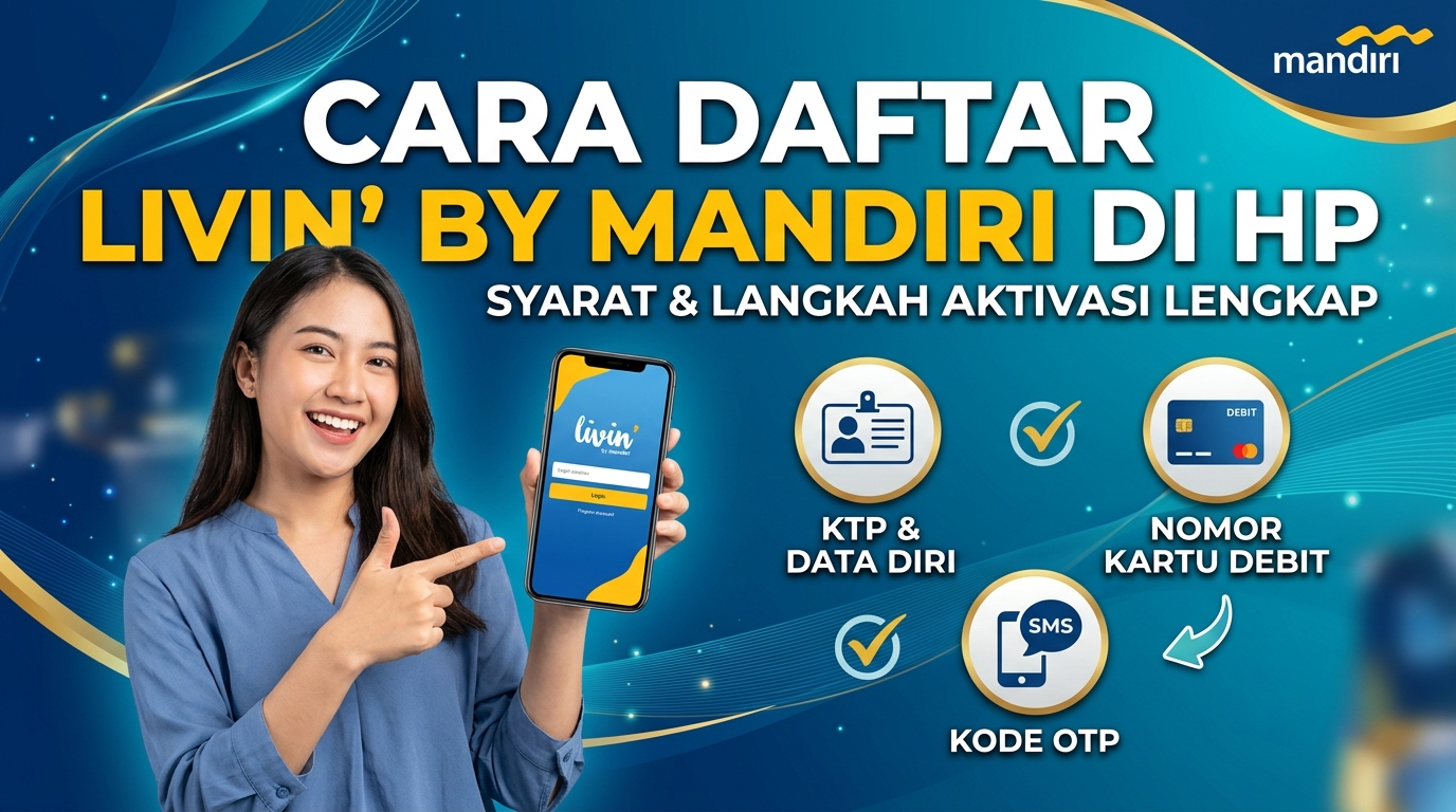Cara Daftar Living by Mandiri di HP Syarat dan Langkah Aktivasi