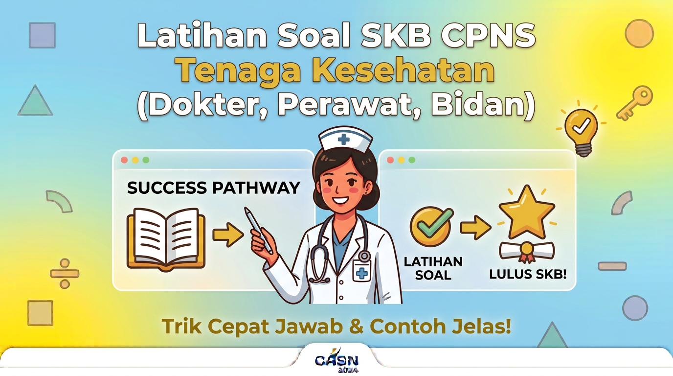 Latihan Soal SKB CPNS Tenaga Kesehatan (Dokter, Perawat, Bidan)
