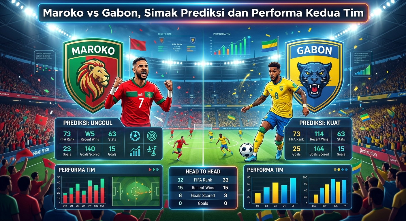 Maroko vs Gabon, Simak Prediksi dan Performa Kedua Tim