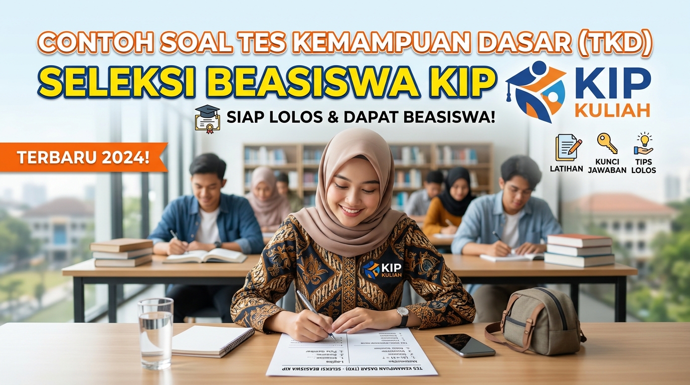 Contoh Soal Tes Kemampuan Dasar Seleksi Beasiswa KIP