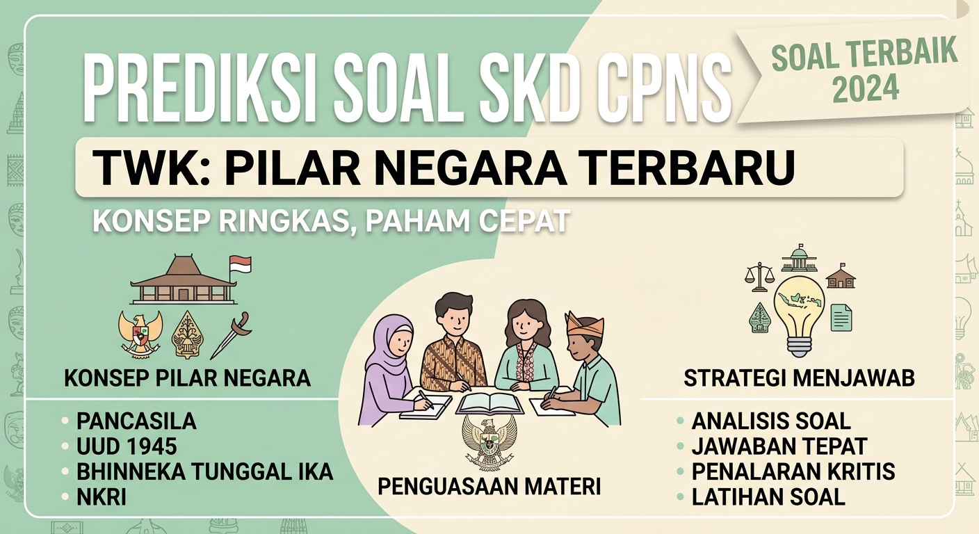Prediksi Soal SKD CPNS TWK Pilar Negara Terbaru