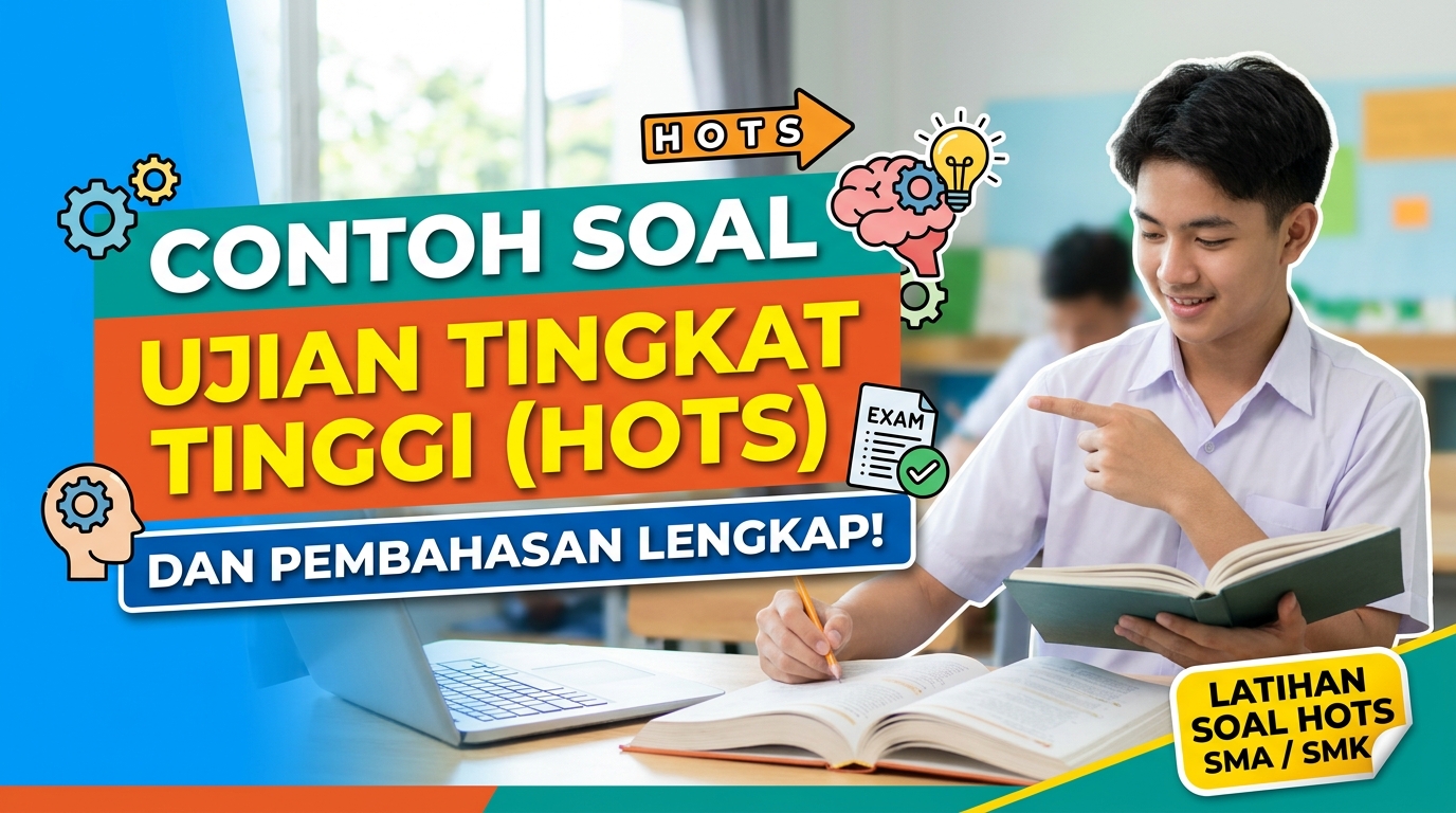 Contoh Soal Ujian Tingkat Tinggi HOTS dan Pembahasan