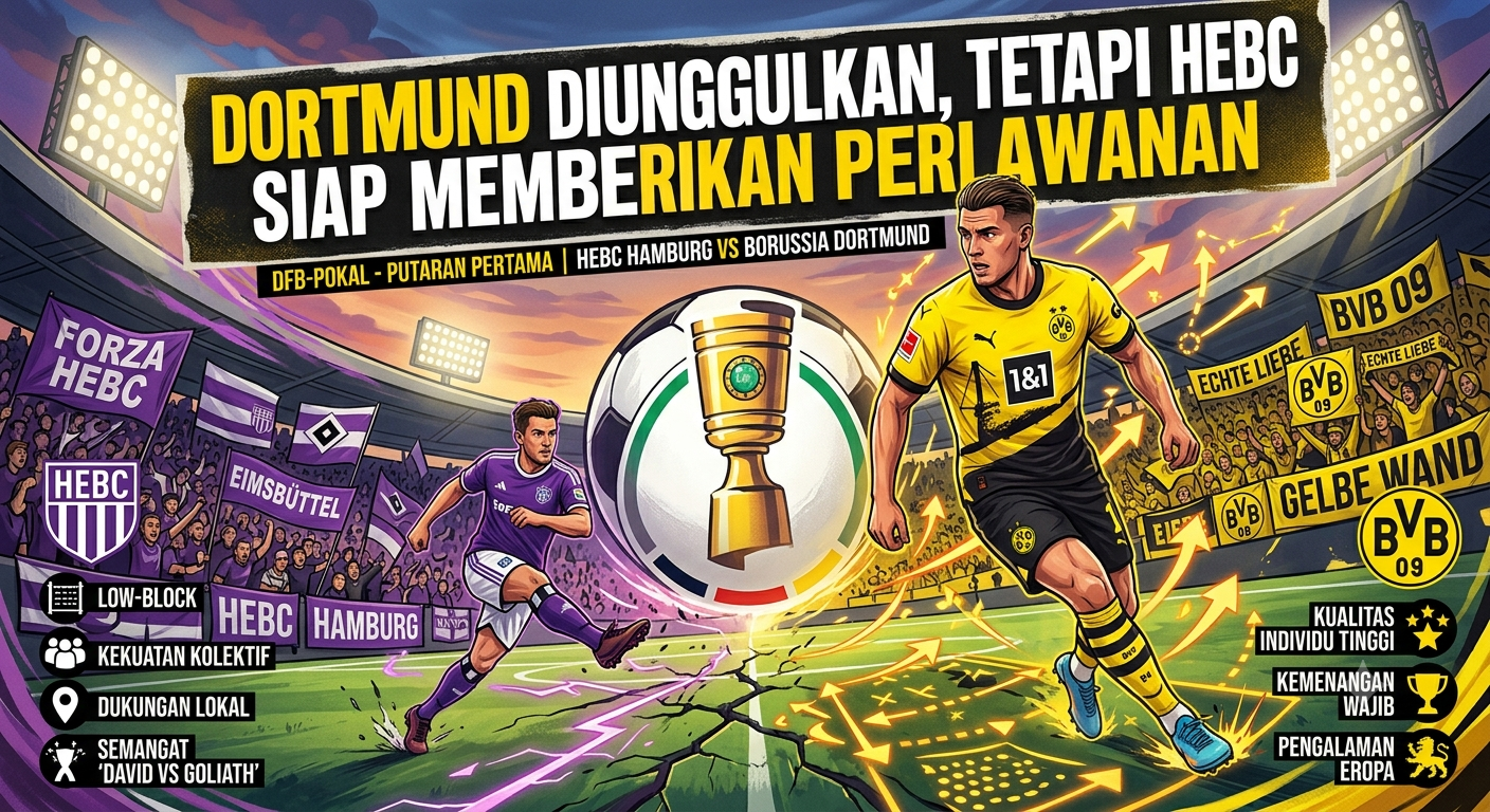 Dortmund Diunggulkan, tetapi HEBC Siap Memberikan Perlawanan