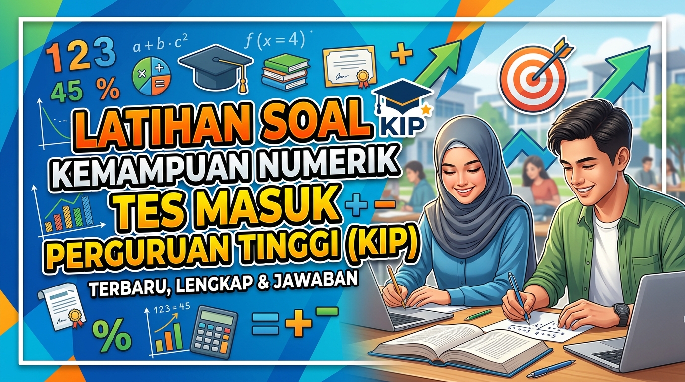 Latihan Soal Kemampuan Numerik Tes Masuk Perguruan Tinggi KIP